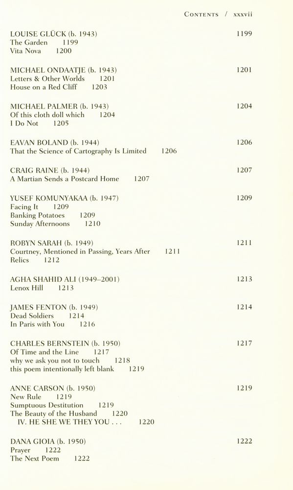 『The Norton anthology of poetry』