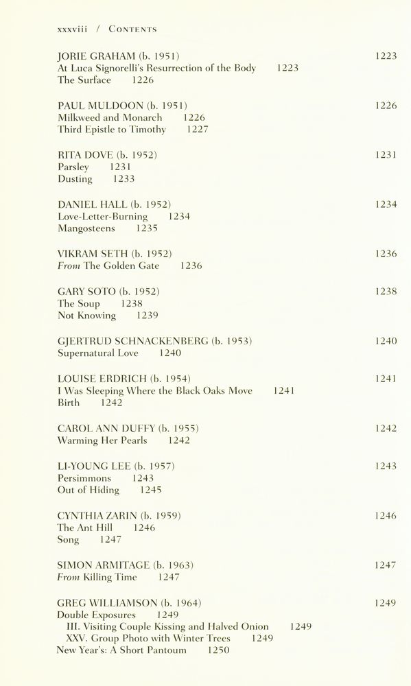 『The Norton anthology of poetry』