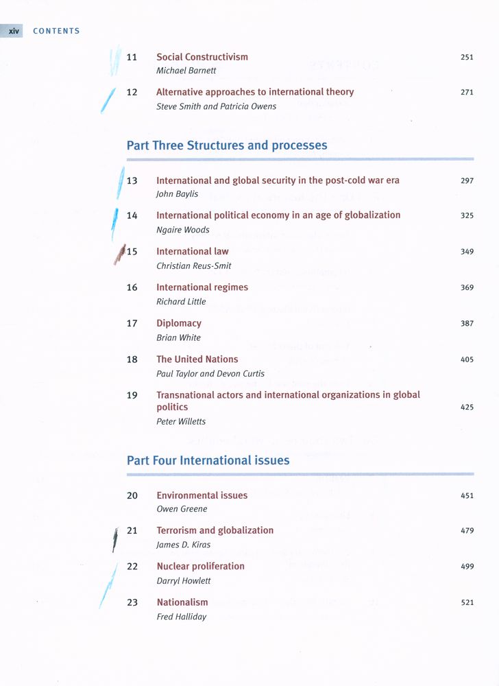 『THE GLOBALIZATION OF WORLD POLITICS : An introduction to international relations』 3
