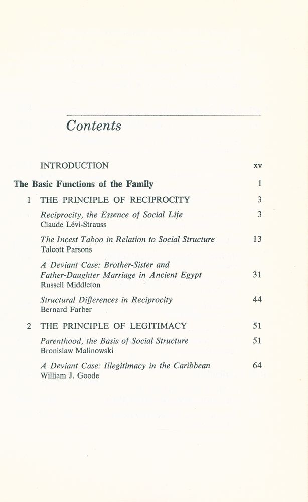 『THE FAMILY : ITS STRUCTURES & FUNCTIONS』 2