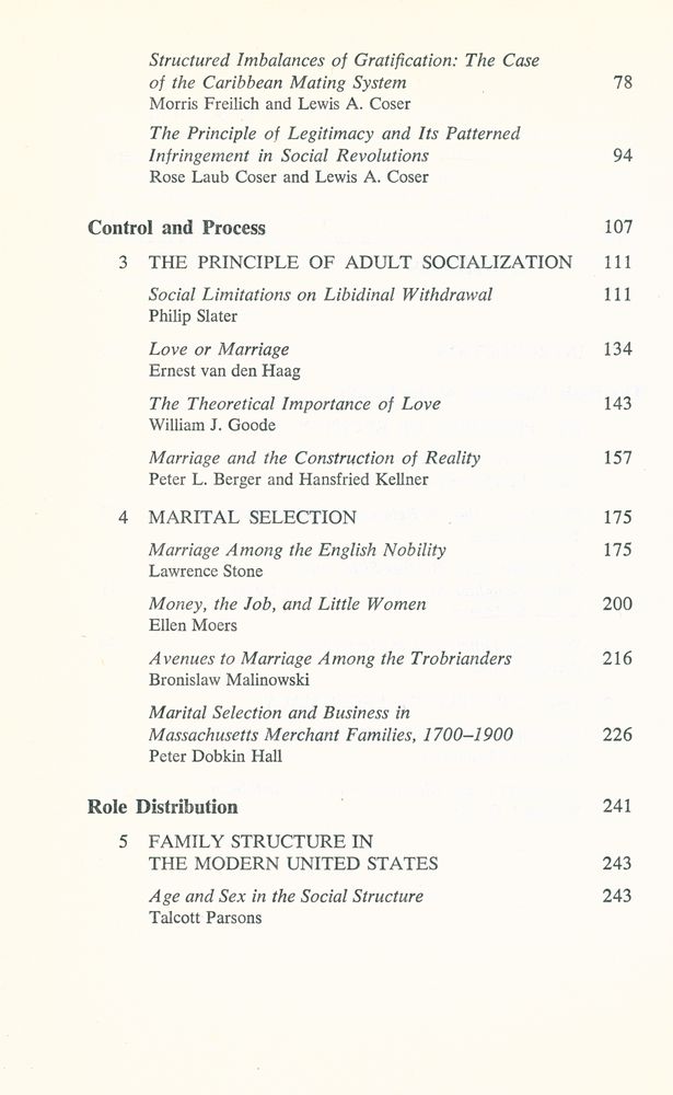 『THE FAMILY : ITS STRUCTURES & FUNCTIONS』 3