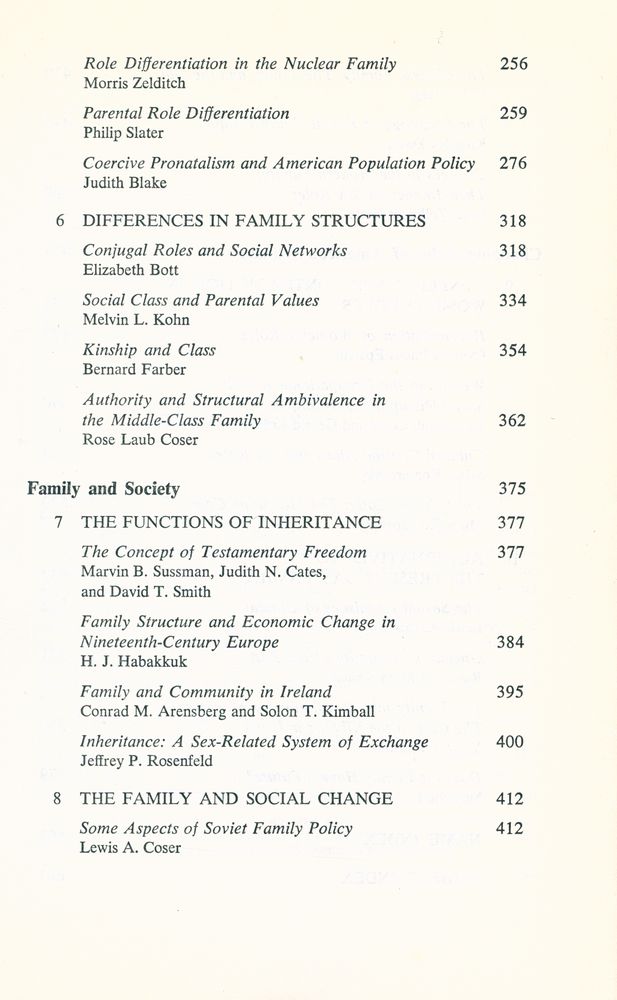 『THE FAMILY : ITS STRUCTURES & FUNCTIONS』 4