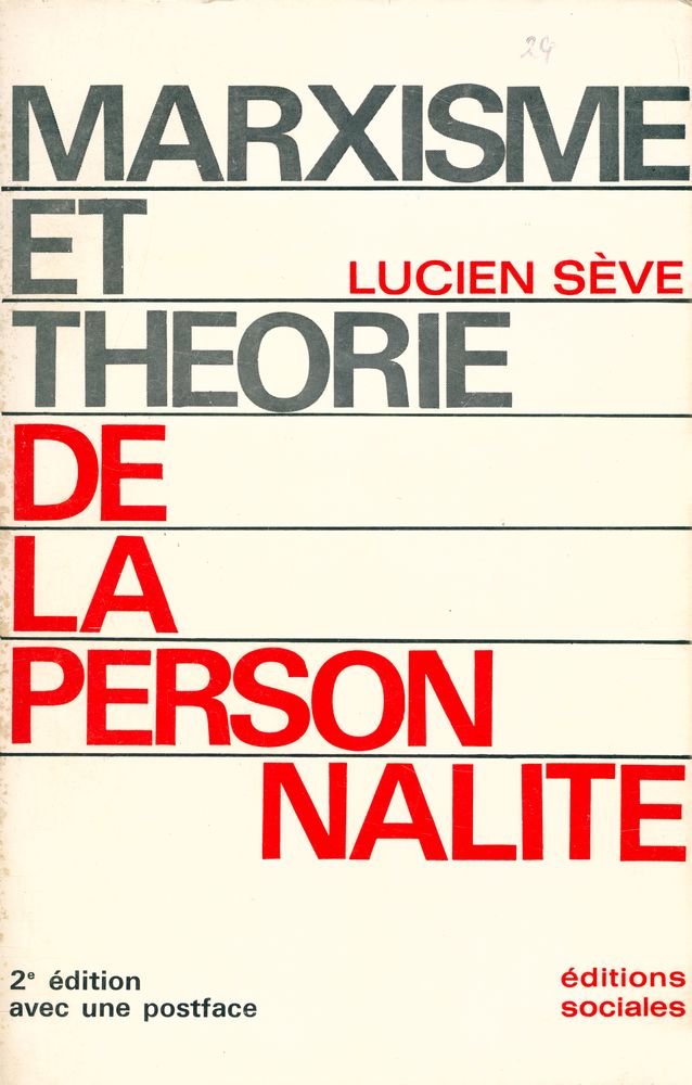 『MARXISME ET THÉORIE DE LA PERSONNALITÉ』 1
