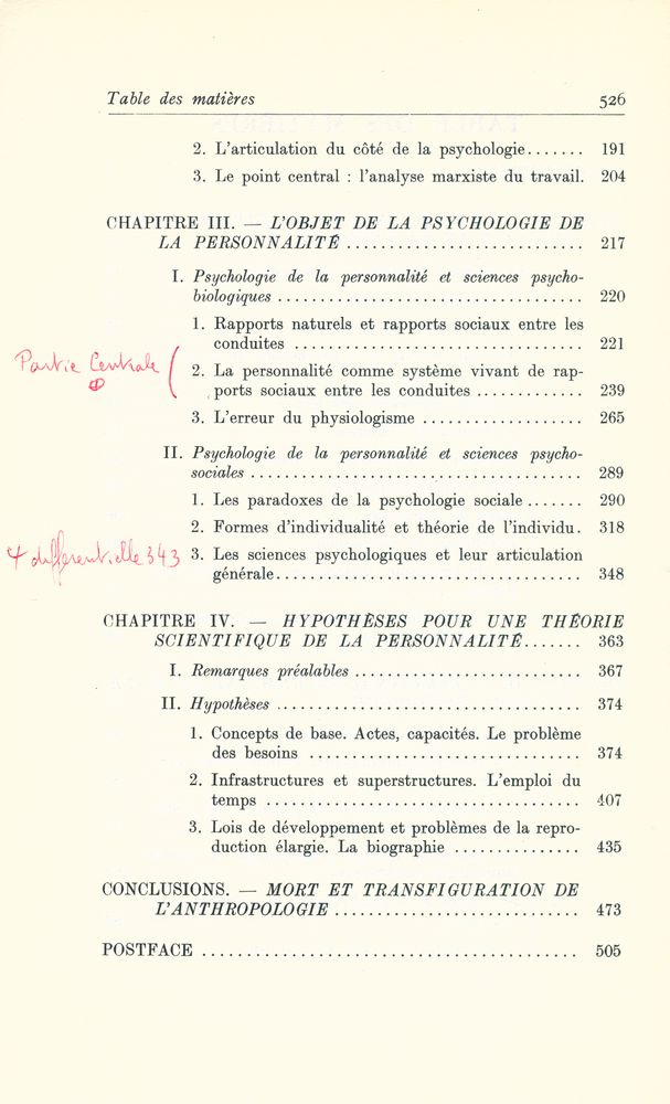 『MARXISME ET THÉORIE DE LA PERSONNALITÉ』 3