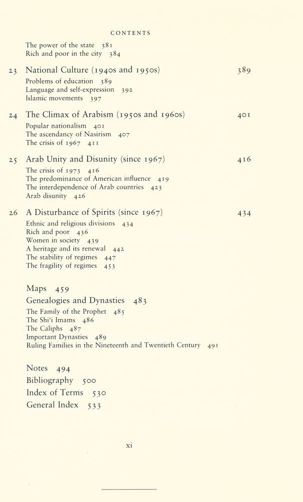 『A history of the Arab peoples』 6