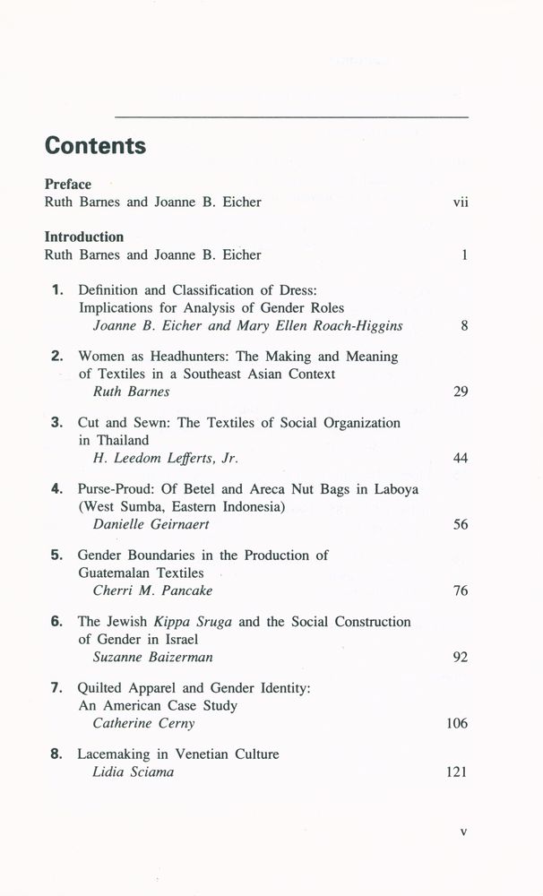 『Dress and gender : Making and meaning in cultural contexts』 2