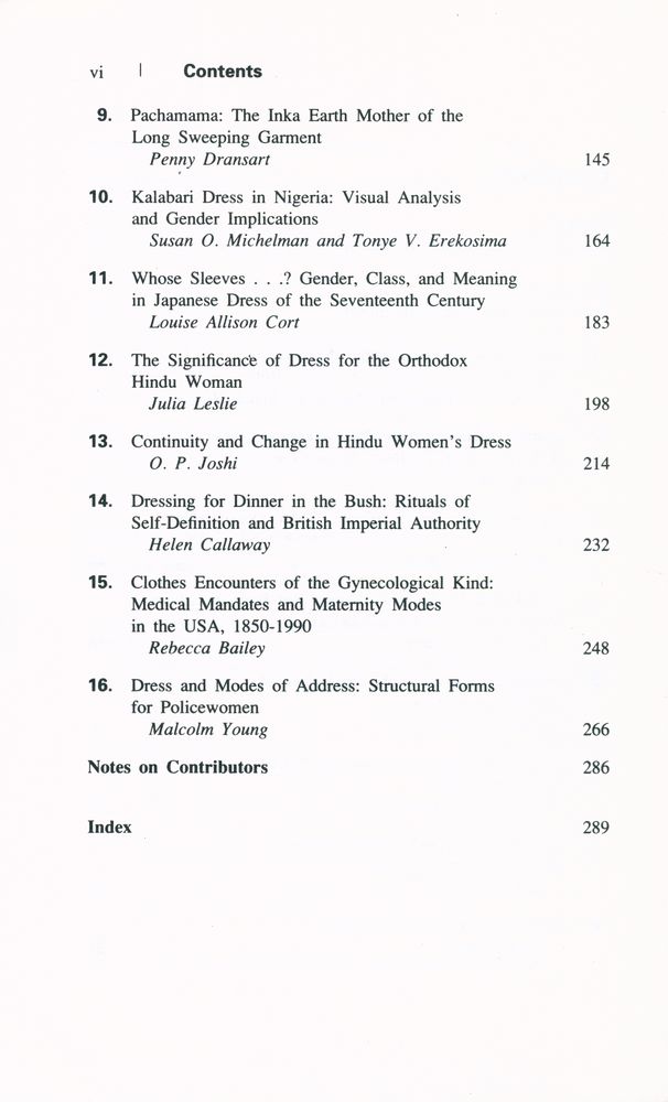 『Dress and gender : Making and meaning in cultural contexts』 3
