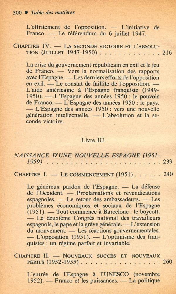 『HISTOIRE DE L'ESPAGNE FRANQUISTE 2 : de 1951 à aujourd'hui』 5