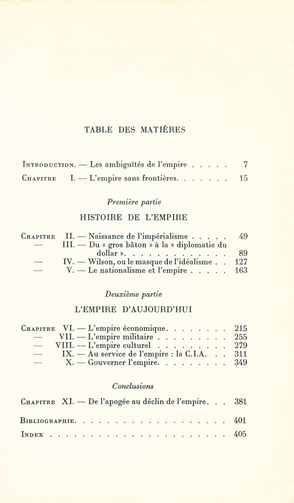 『L'EMPIRE AMERICAIN』 2