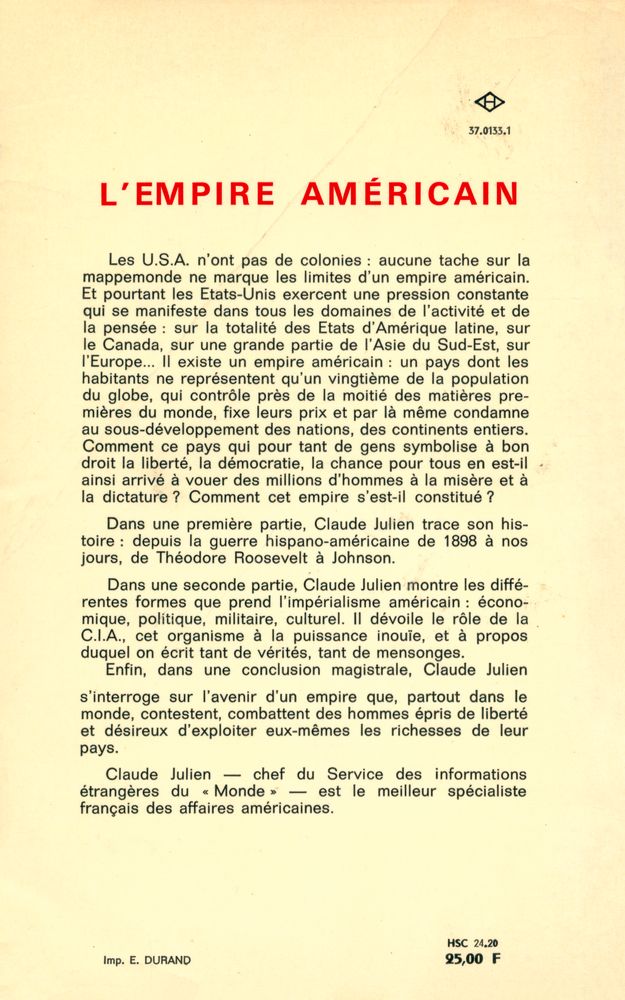 『L'EMPIRE AMERICAIN』 3