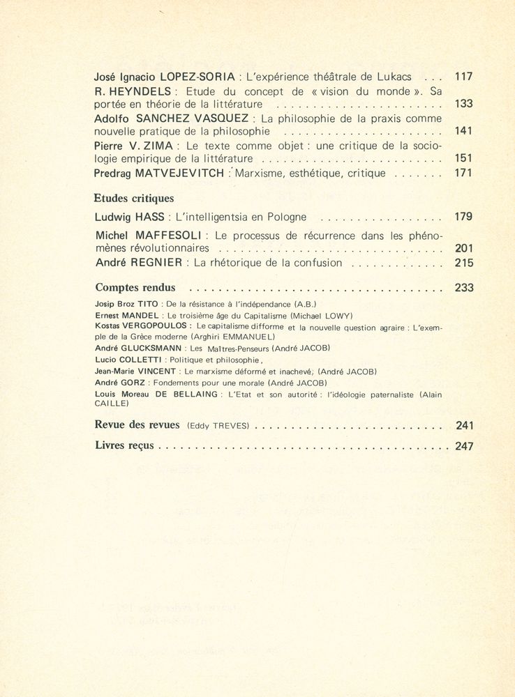 『I'homme et la societe』 3
