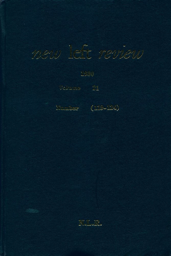 『new left review』 Volume 21 Number (119 - 124) 1