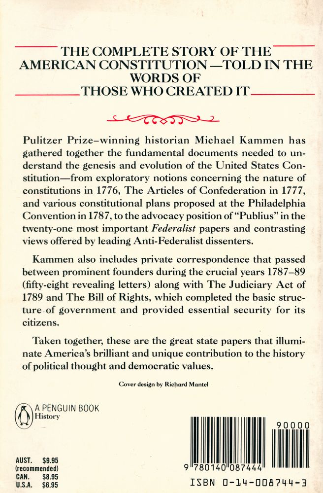 『The Origins of the American Constitution』 3