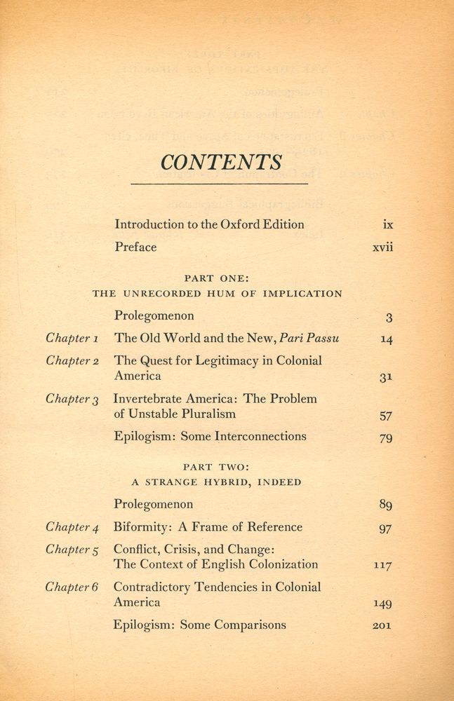 『PEOPLE of PARADOX : AN Inquiry Concerning the Origins of American Civilization』 2