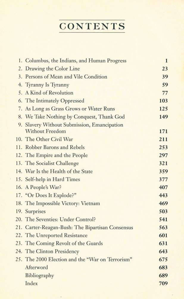 『A PEOPLE'S HISTORY OF THE UNITED STATES : 1492 - PRESENT』 2