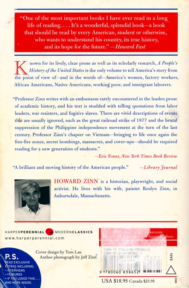 『A PEOPLE'S HISTORY OF THE UNITED STATES : 1492 - PRESENT』 3