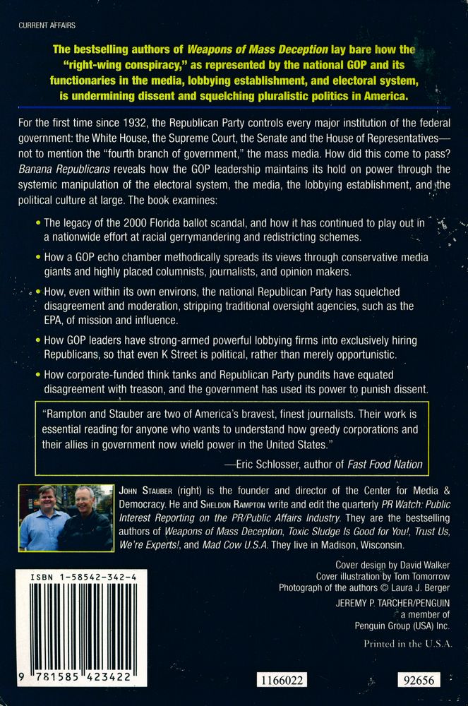 『Banana republicans : how the right wing is turning America into a one - party state』 3