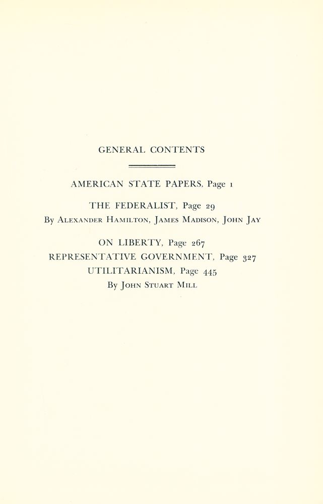 『GREAT BOOKS OF THE WESTERN WORLD : 43 J. S. MILL』 2