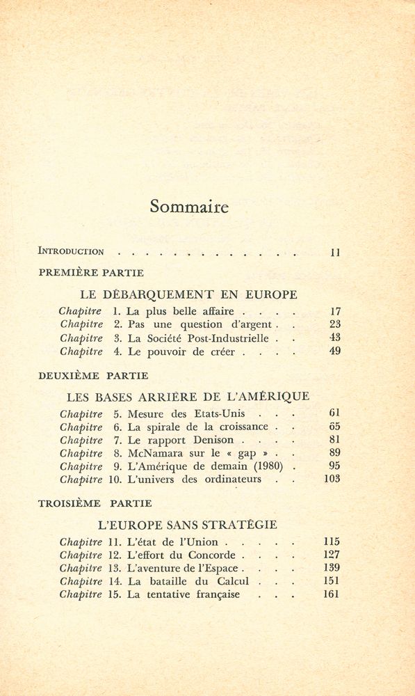 『Le défi américain』 2