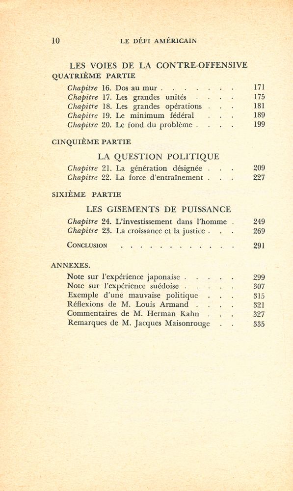 『Le défi américain』 3