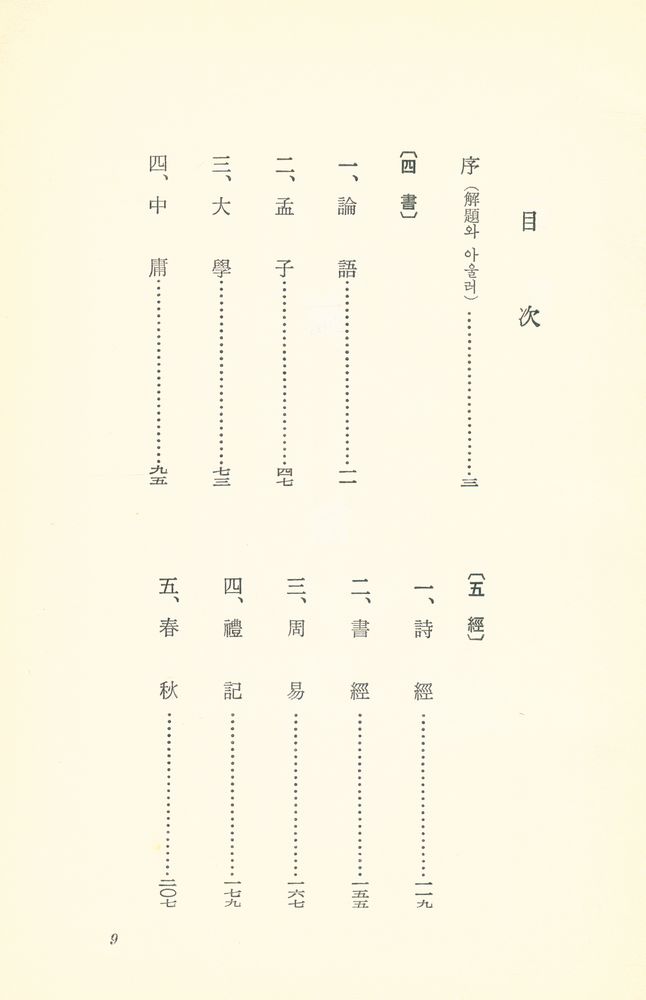 『가려뽑은 四書五經(가려뽑은 사서오경)』 2