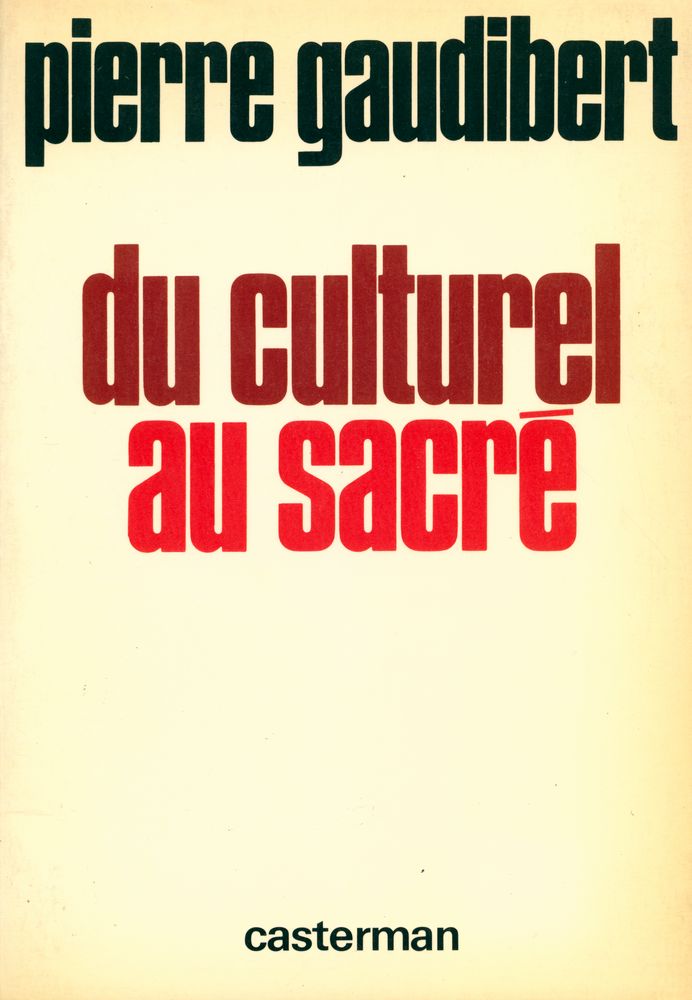 『DU CULTUREL AU SACRÉ』 1