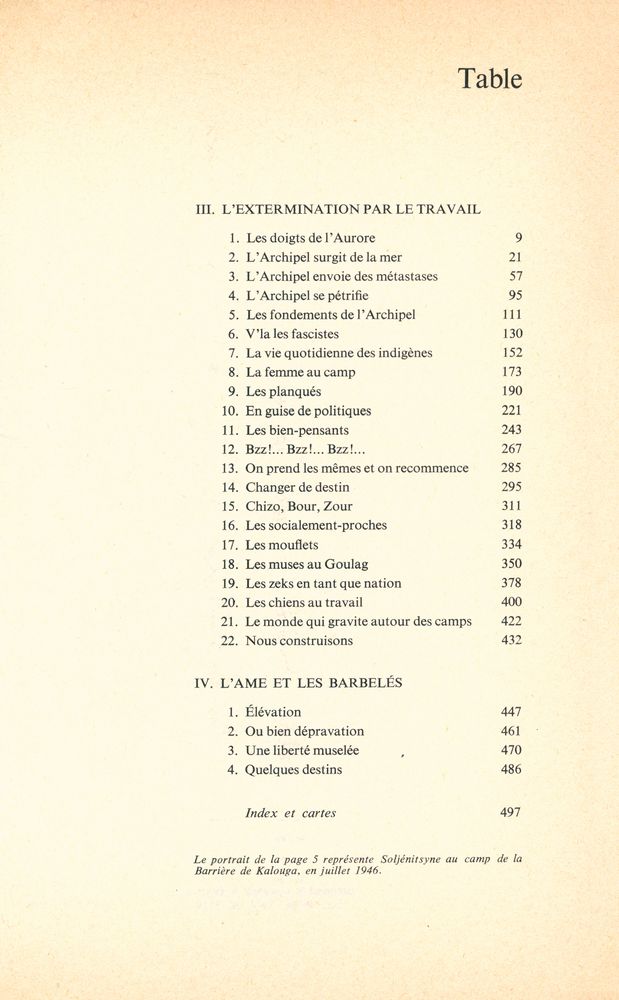 『L'ARCHIPEL DU GOULAG : 1918 - 1956』 2