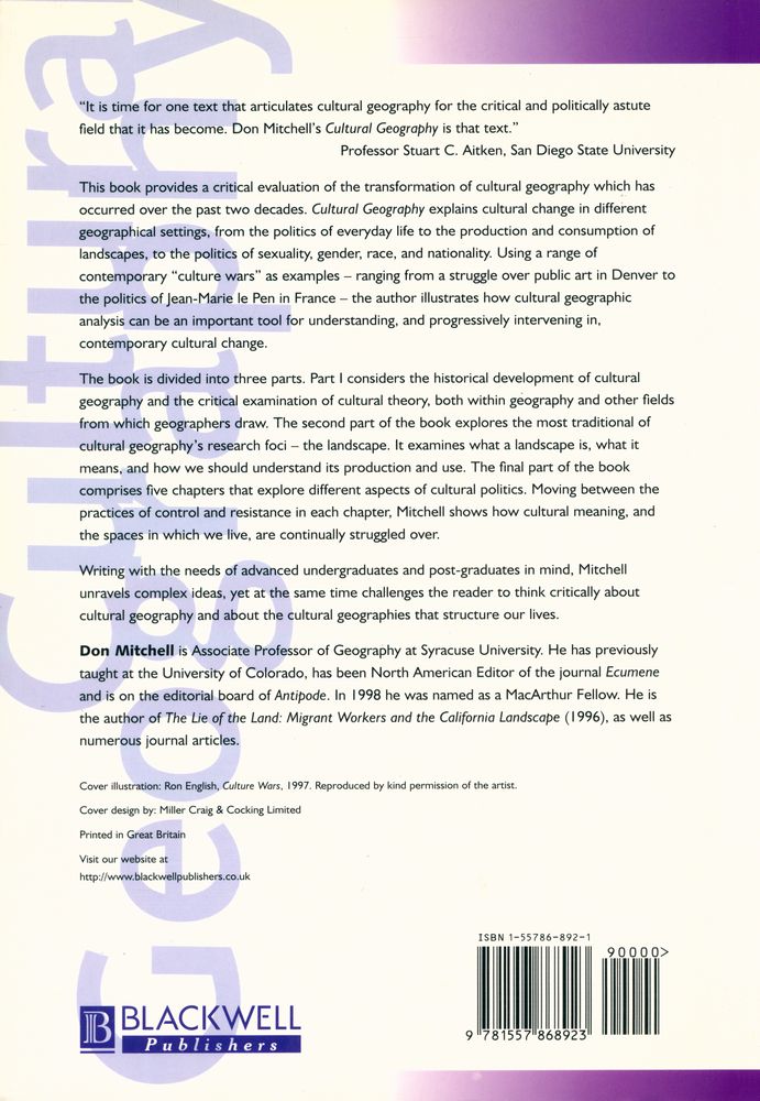 『Cultural Geography: A Critical Introduction』 6