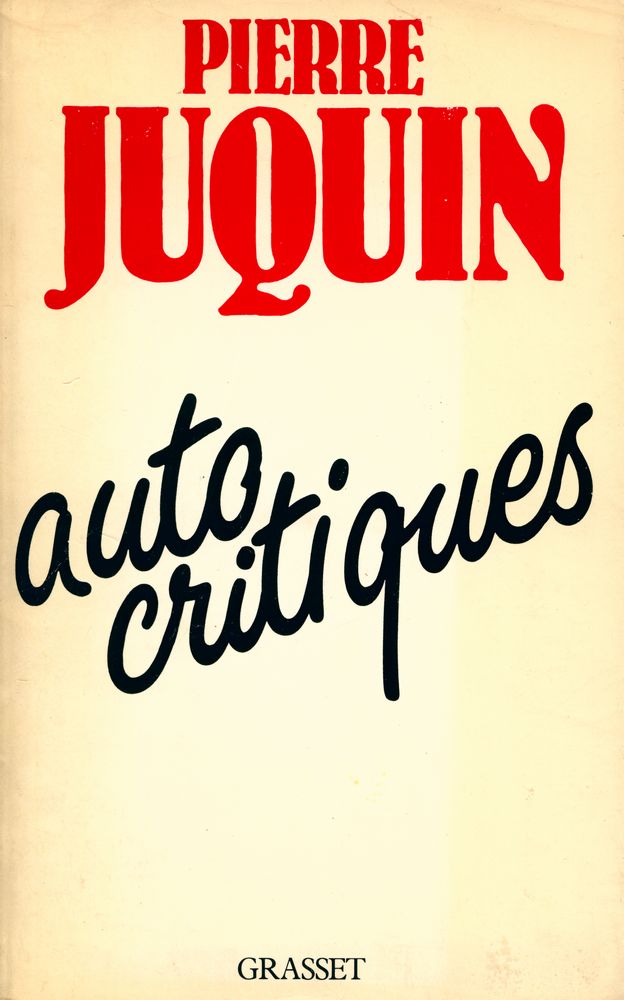 『autocritiques』 1