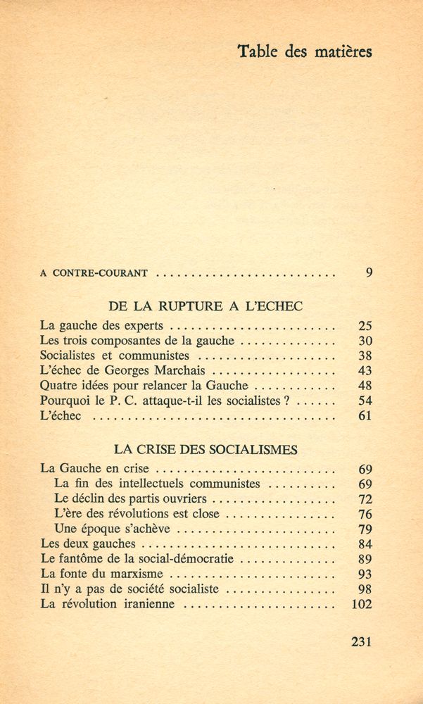 『Mort d'une gauche』 2