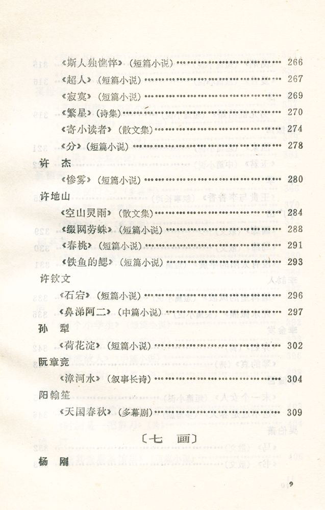 『中國现代文学名著题解』 8