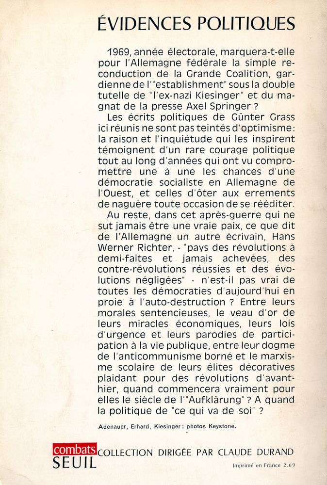 『ÉVIDENCES POLITIQUES』 3