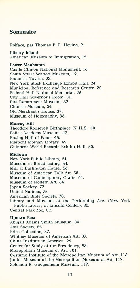 『LES MUSEES DE NEW YORK』 2