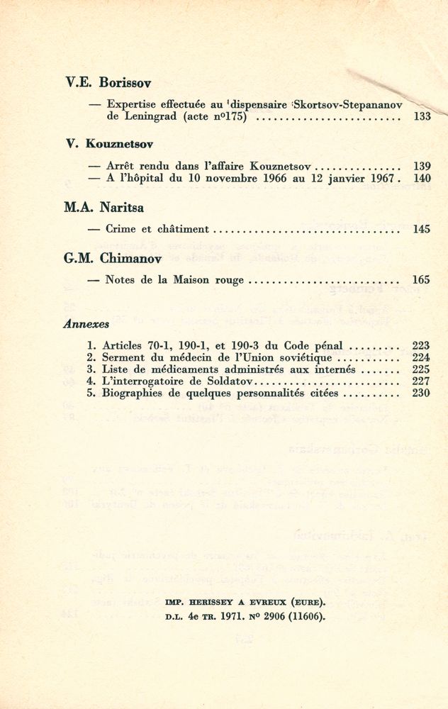 『UNE NOUVELLE MALADIE MENTALE EN URSS : L'OPPOSITION』 3