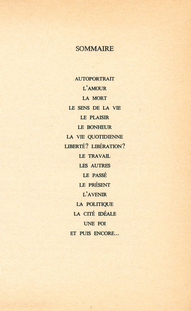 『Parole d'homme』 2