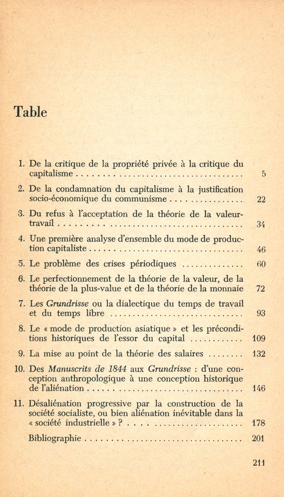 『La formation de la pensée économique de Karl Marx』 2