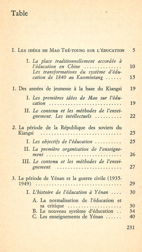 『L'education en Chine populaire』 2