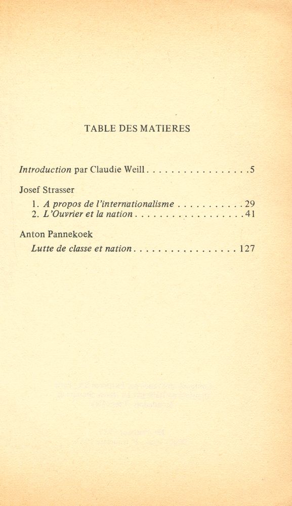 『NATION ET LUTTE DE CLASSE』 2