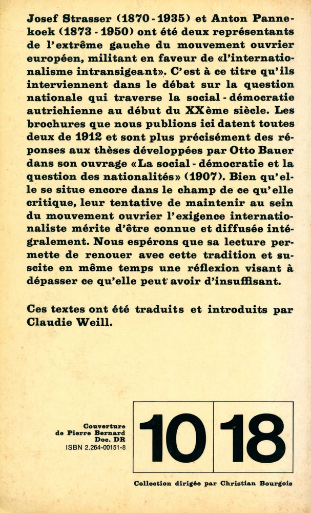 『NATION ET LUTTE DE CLASSE』 3