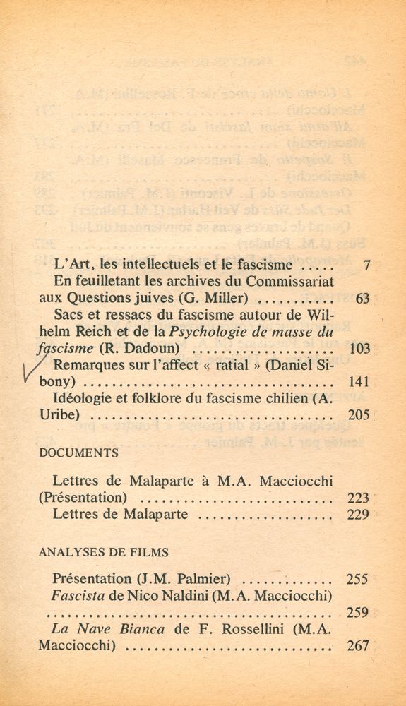 『ÉLÉMENTS POUR UNE ANALYSE DU FASCISME T. Ⅱ : SÉMINAIRE DE MARIA - A. MACCIOCCHI PARIS VIII - VINCENNES, 1974 - 1975』 2