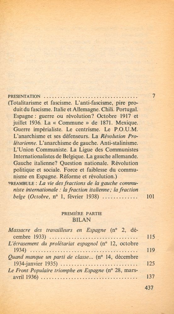 『《BILAN》 CONTRE - RÉVOULUTION EN ESPAGNE, 1936 - 1939』 2