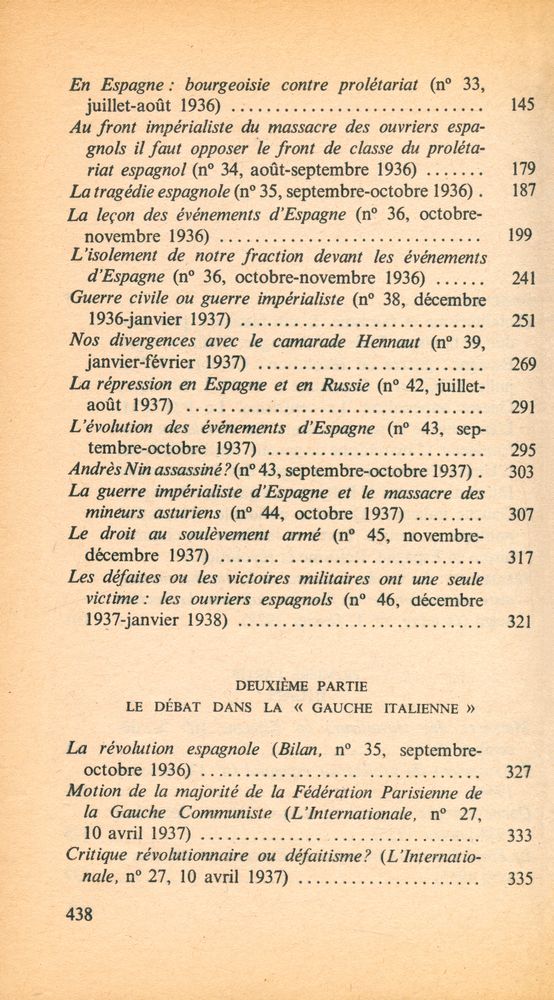 『《BILAN》 CONTRE - RÉVOULUTION EN ESPAGNE, 1936 - 1939』 3