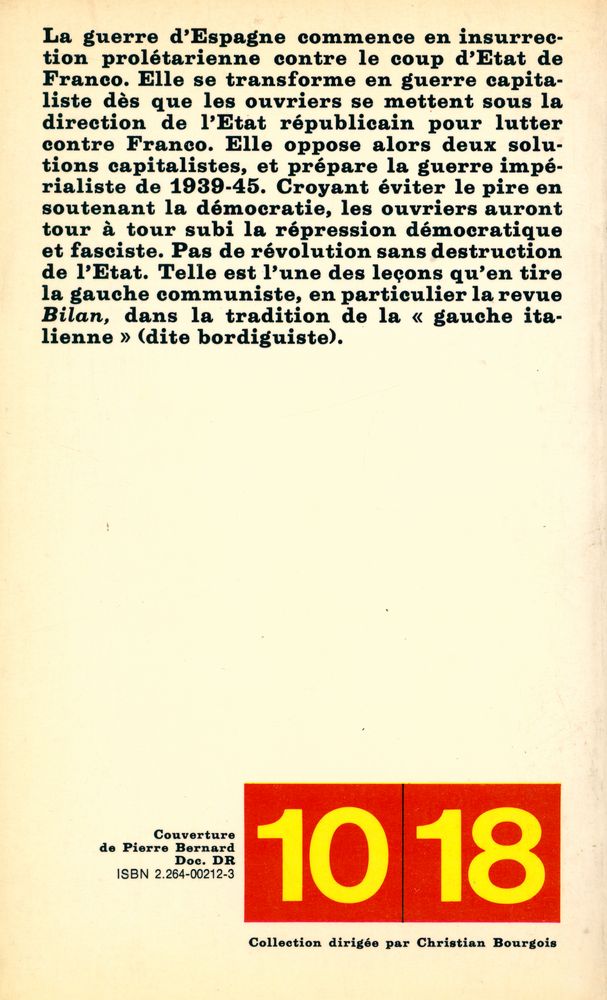 『《BILAN》 CONTRE - RÉVOULUTION EN ESPAGNE, 1936 - 1939』 5