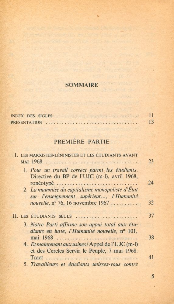 『LE MOUVEMENT 《MAOÏSTE》 EN FRANCE 2, 1968 - 1969』 2