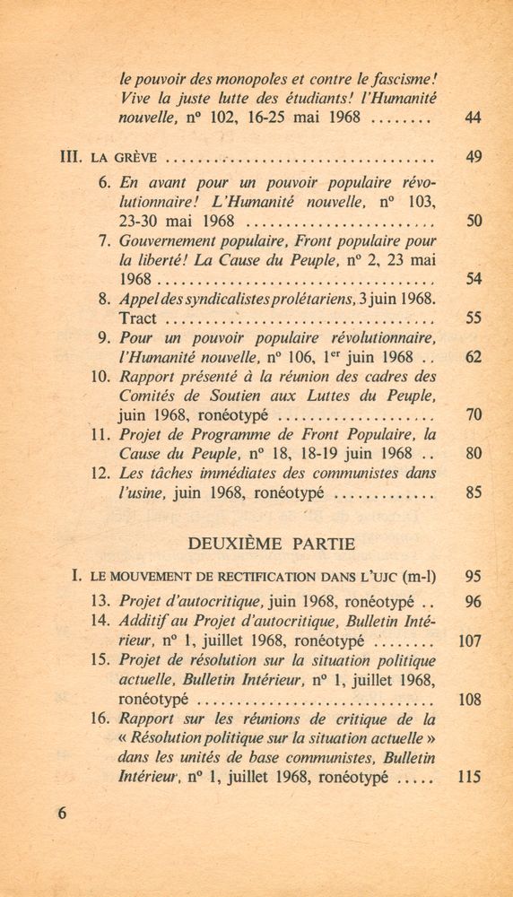 『LE MOUVEMENT 《MAOÏSTE》 EN FRANCE 2, 1968 - 1969』 3