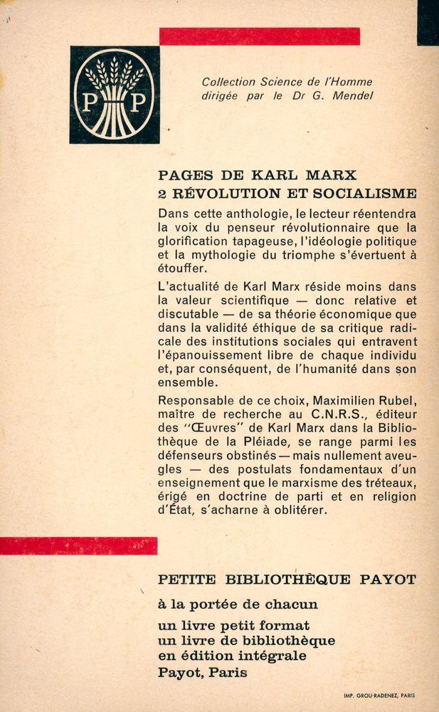 『PAGES DE KARL MARX POUR UNE ÉTHIQUE SOCIALISTE 2 : RÉVOLUTION ET SOCIALISME』 4