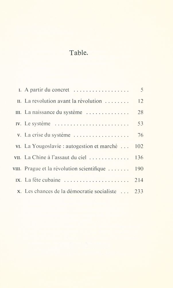 『Les cinq communismes : russe, yougoslave, chinois, tchèque, cubain』 2