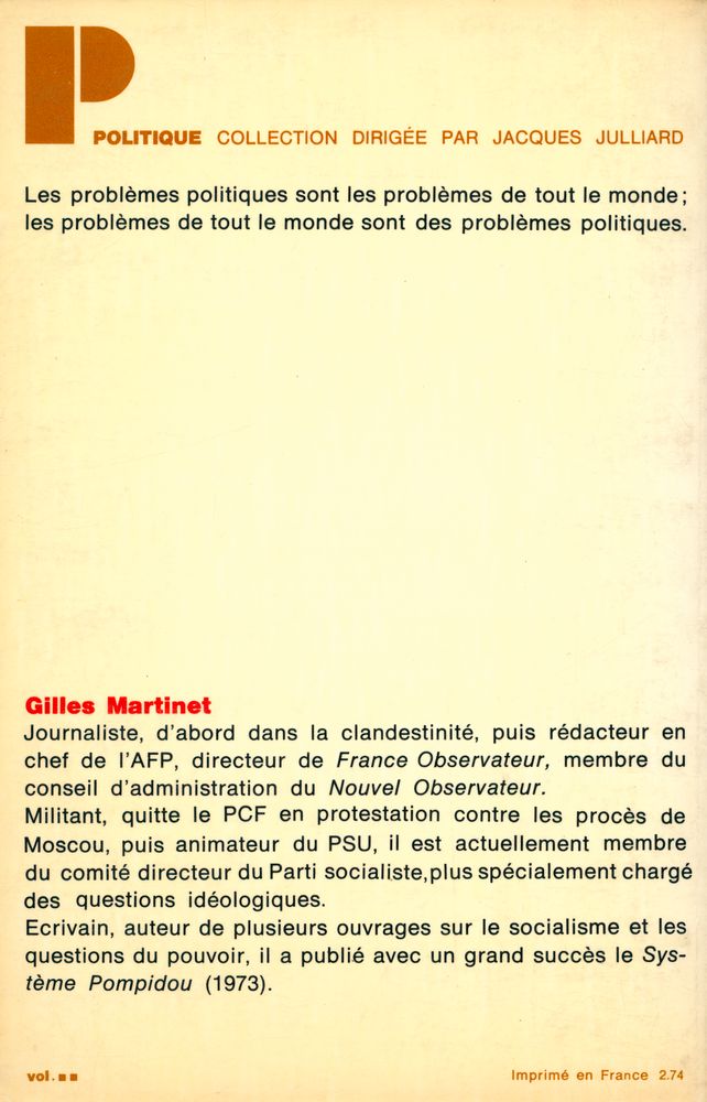 『Les cinq communismes : russe, yougoslave, chinois, tchèque, cubain』 3