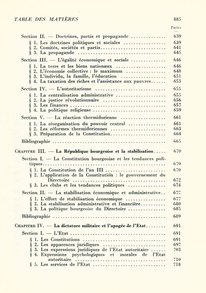 『HISTOIRE DES INSTITUTIONS』