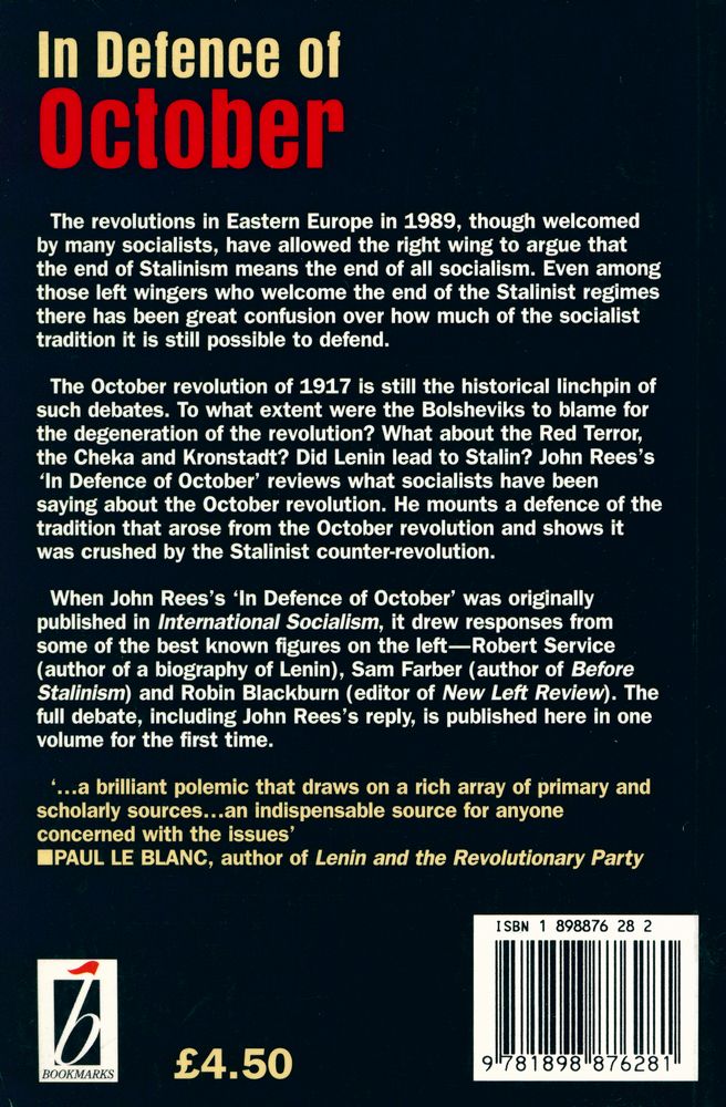 『In Defence of October : A debate on the Russian Revolution』 3